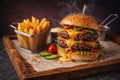 Tekim Double Burger 110*2 Dana Eti