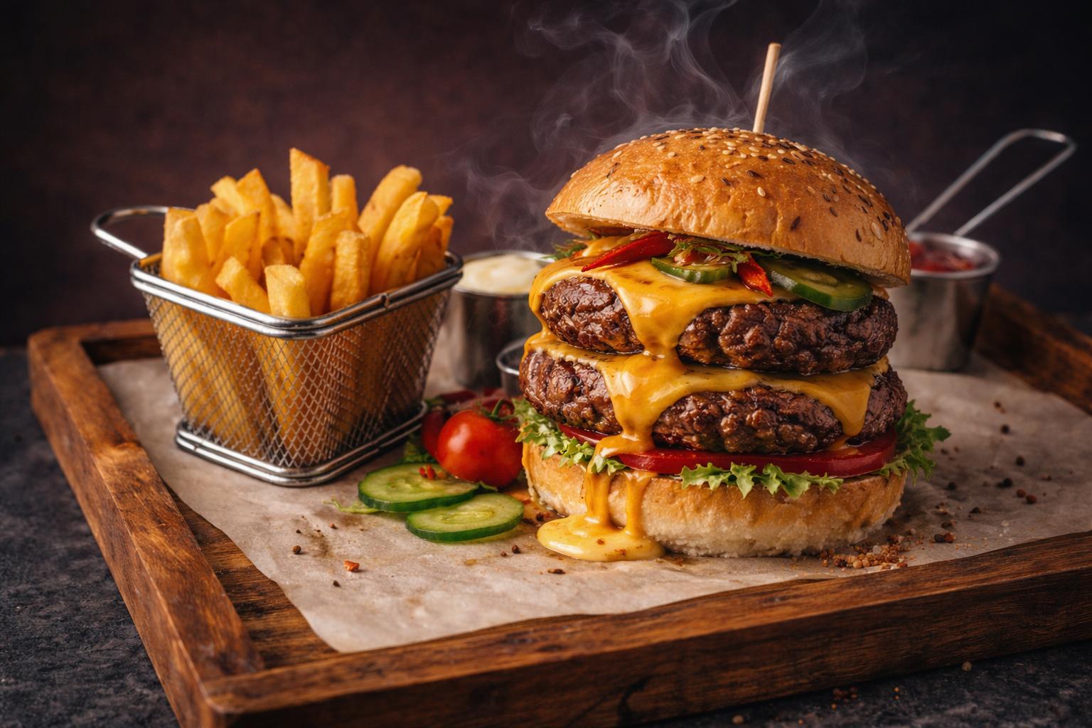 Tekim Double Burger 110*2 Dana Eti